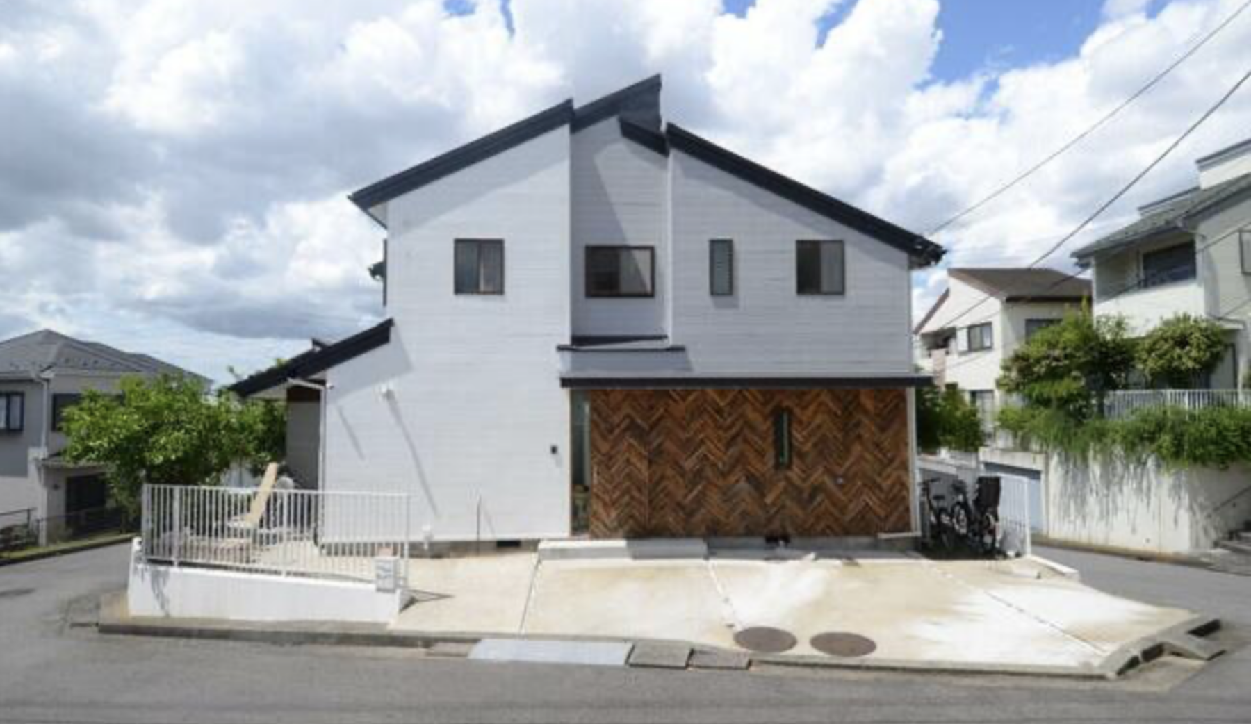 隣の公園に勝る木の存在感